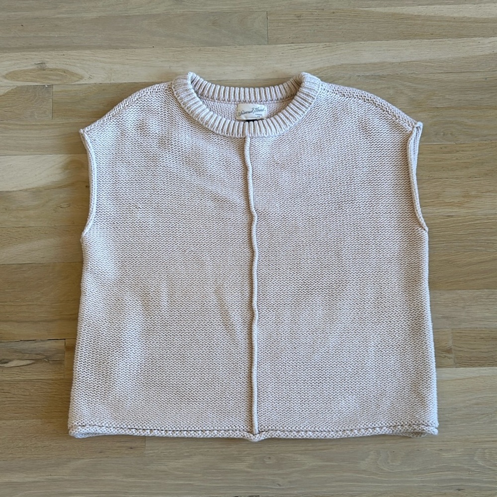 Cream pullover sweater